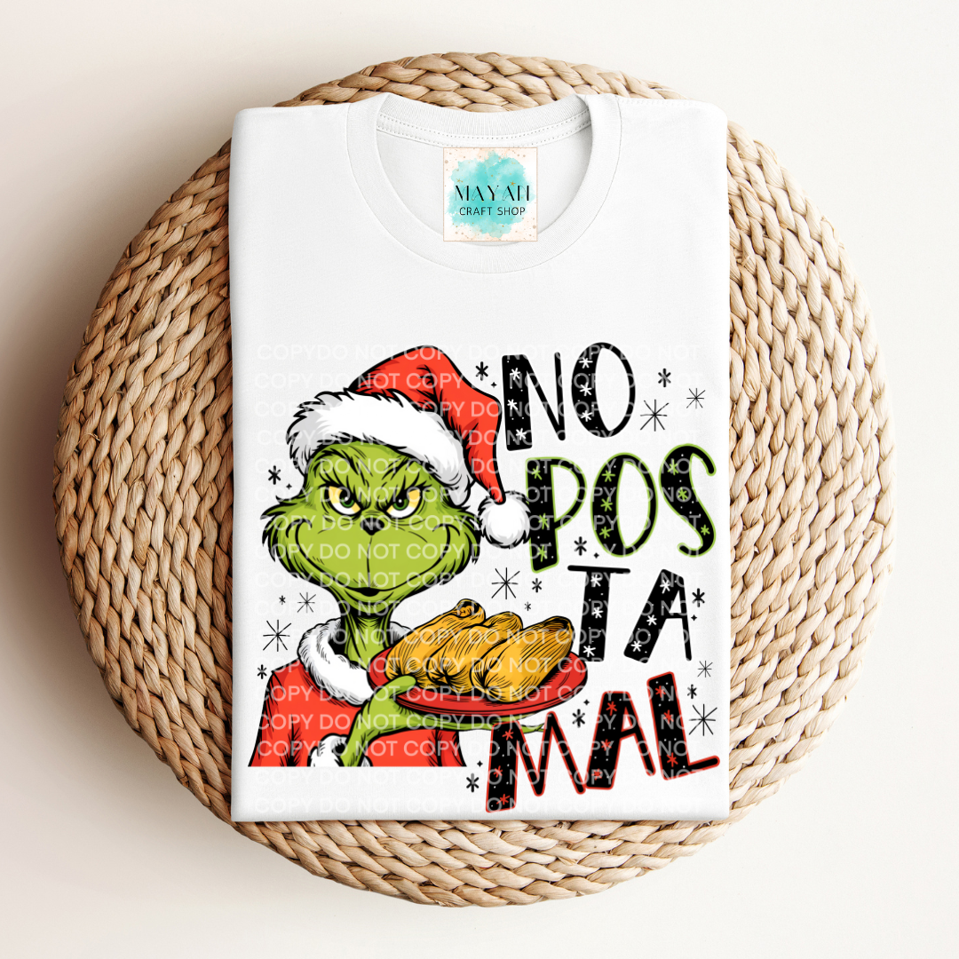 No pos tamal white shirt. -Mayan Craft Shop