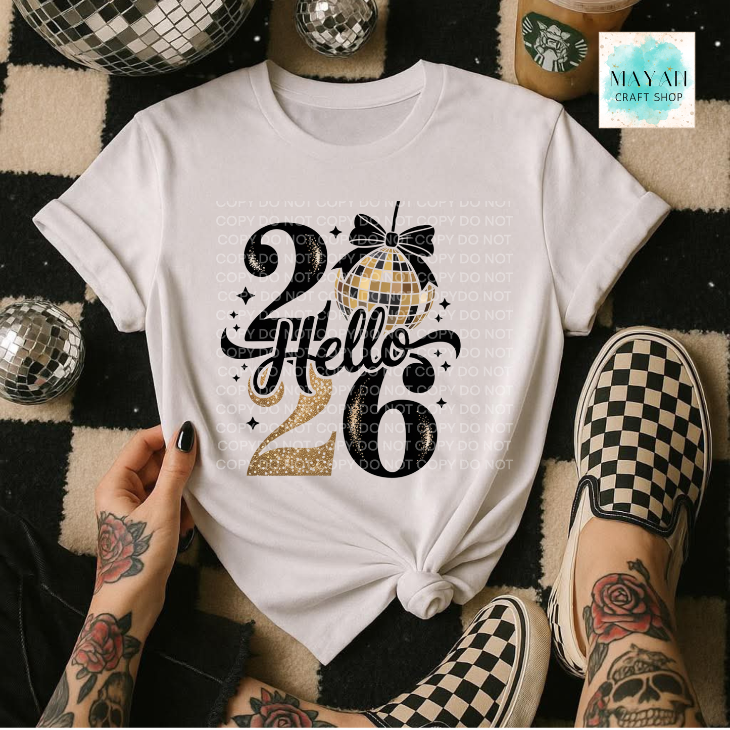 Hello 2026 shirt. -Mayan Craft Shop