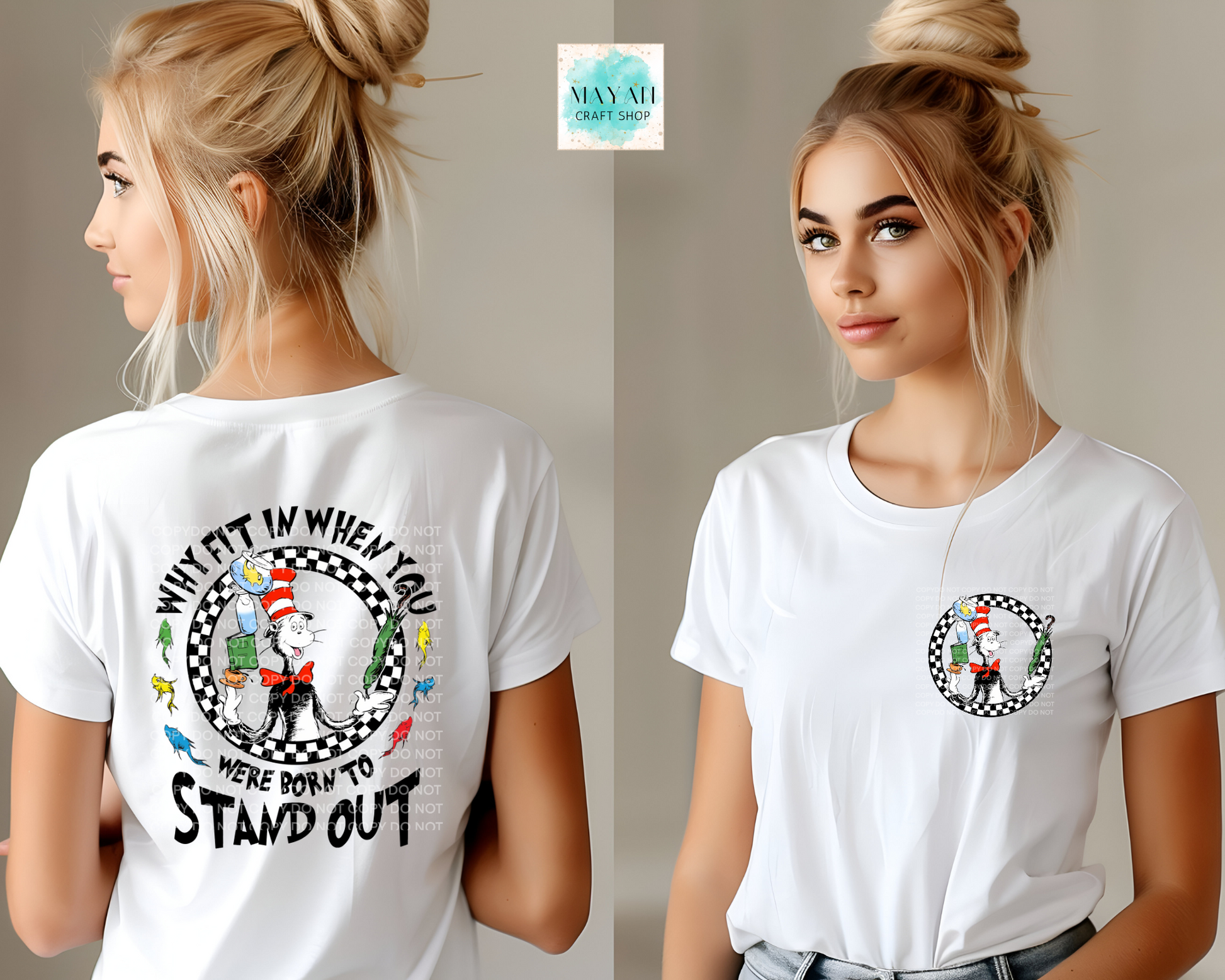 Stand out white shirt w/ pocket design. -Mayan Craft Shop